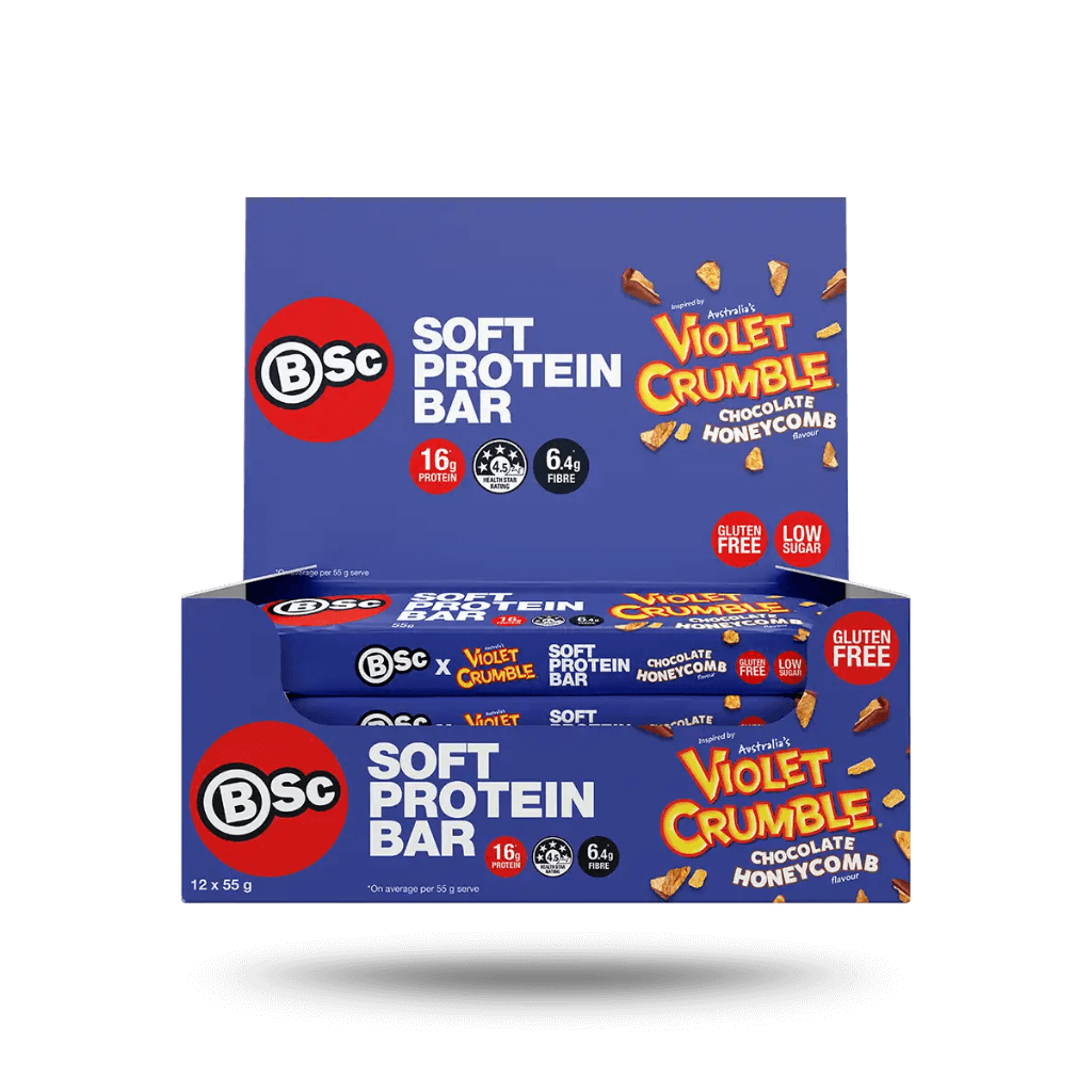 Soft protein bar with low sugar content, perfect for healthy snacks and weight loss