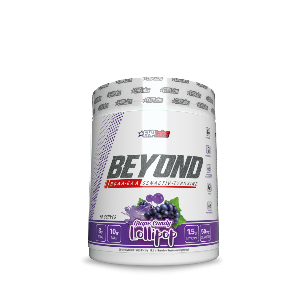 Athlete using Ultimate BCAA EAA Recovery Blend during an intense workout session.
