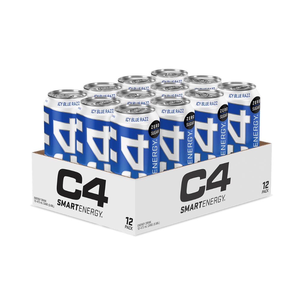 C4 Smart Energy RTD can showcasing a sleek design for focus and energy