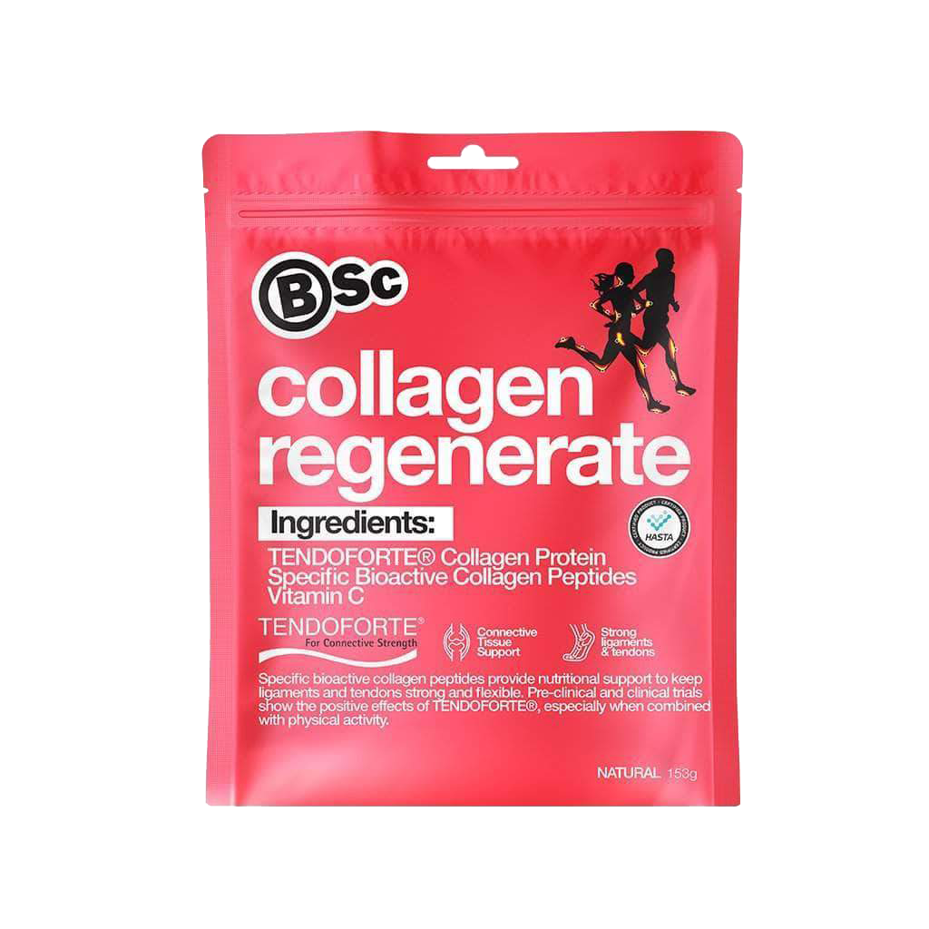 Athlete's Collagen Support Blend showcasing its packaging and benefits for joint recovery.