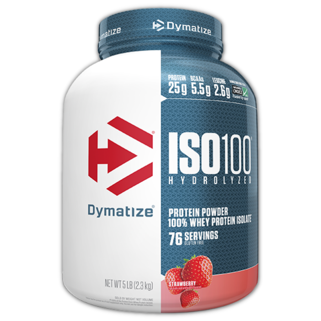 Scoop of Ultra-Pure ISO-100 Protein Powder, showcasing its fine texture for easy mixing.