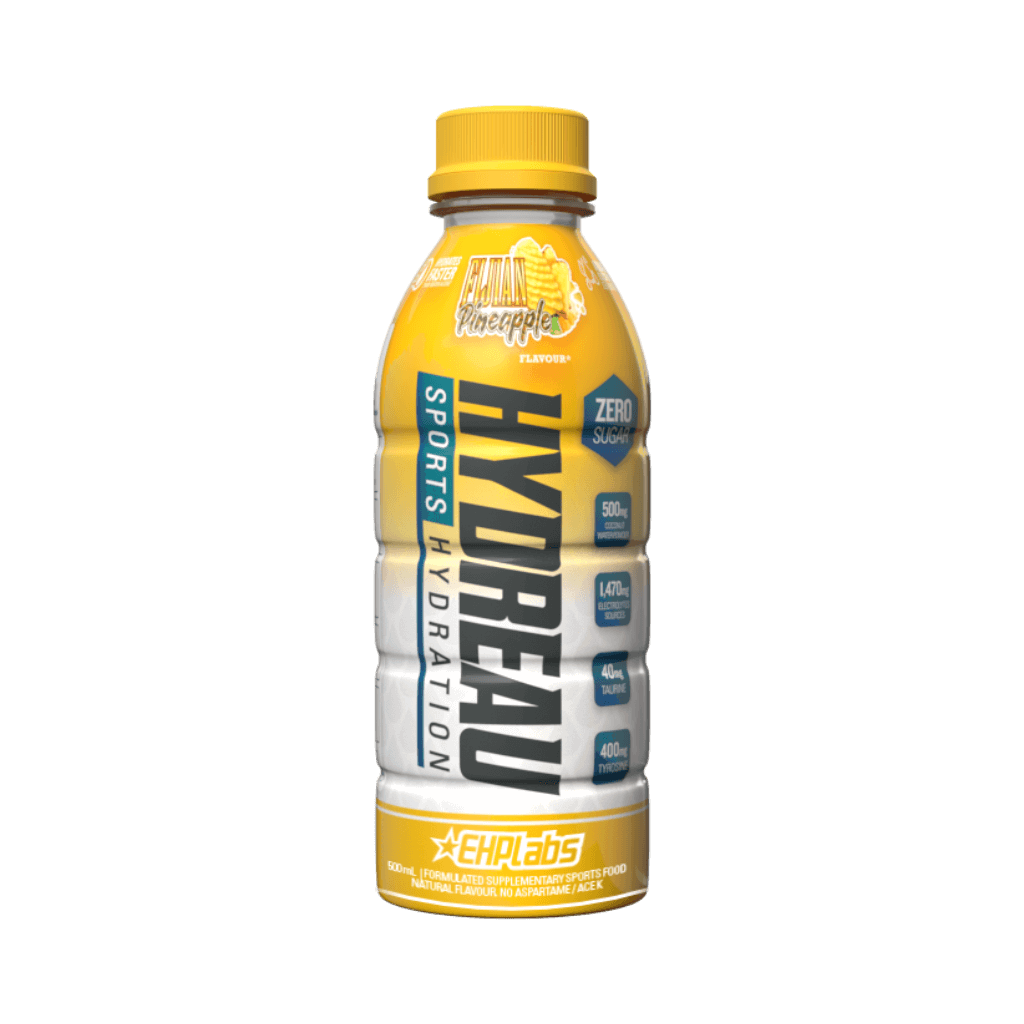 Close-up of Hydreau Refresh showcasing its vibrant packaging and refreshing contents.