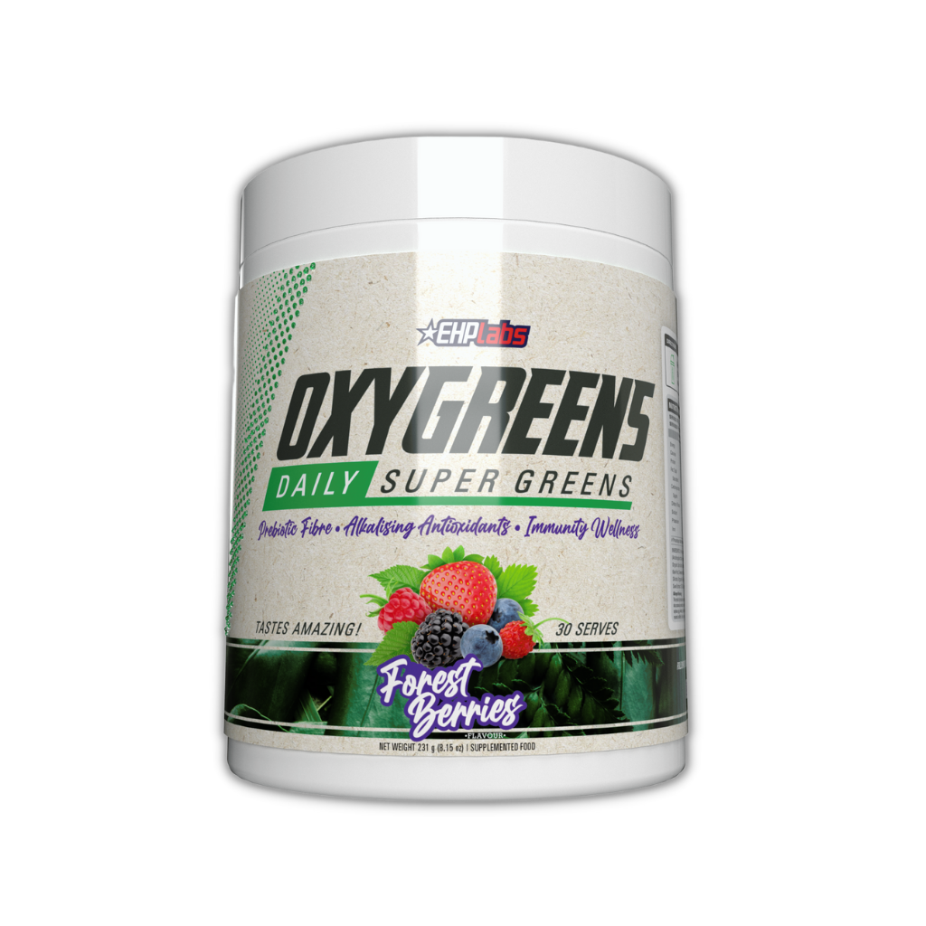 A vibrant scoop of Vitality Greens powder showcasing its rich green color, perfect for boosting energy and immunity.