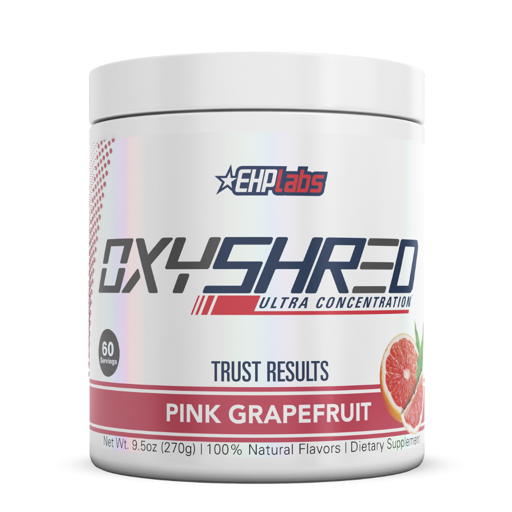 A gym enthusiast holding OxyShred, demonstrating its use as a daily energy boost.