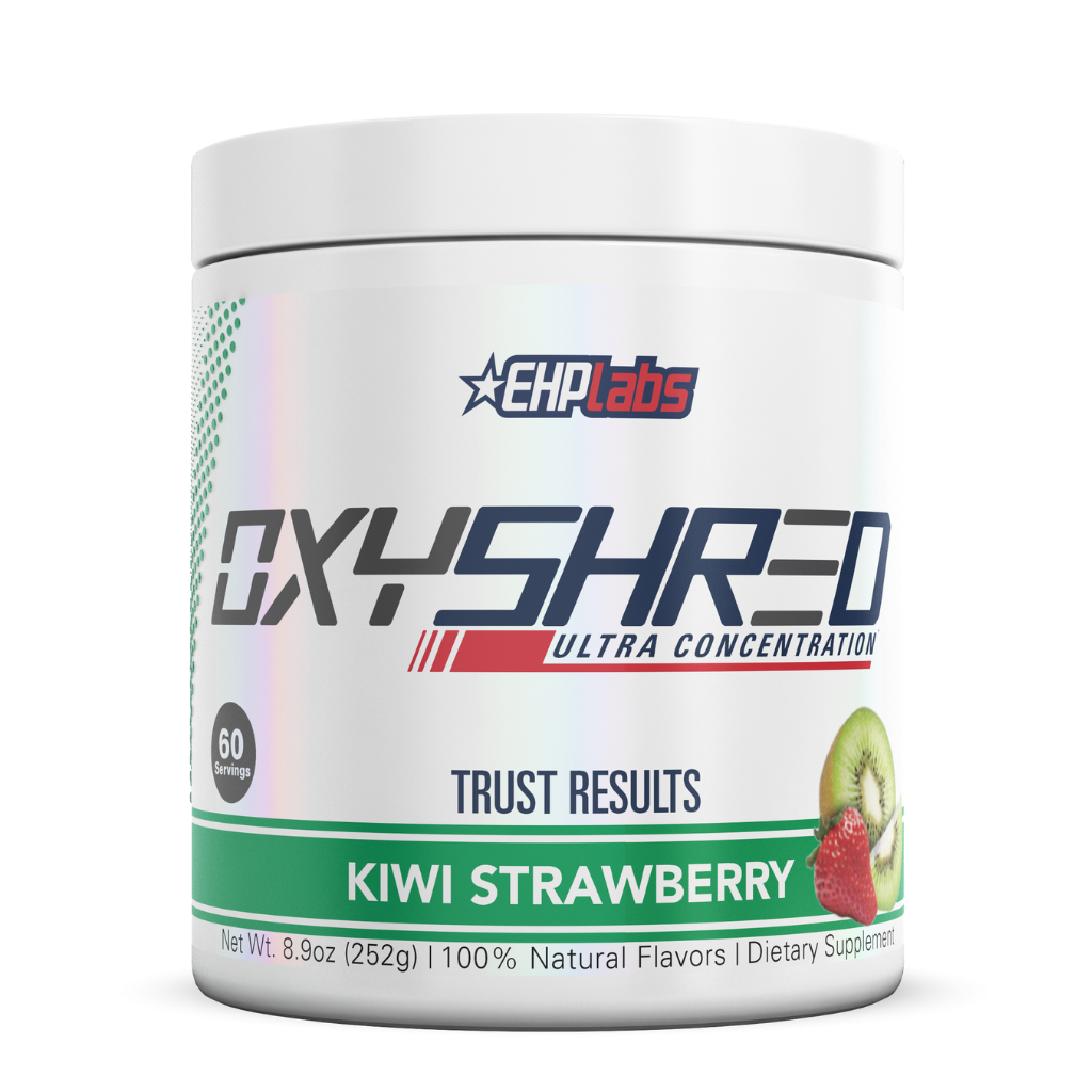 OxyShred Fat Burner bottle showcasing its vibrant packaging and design.