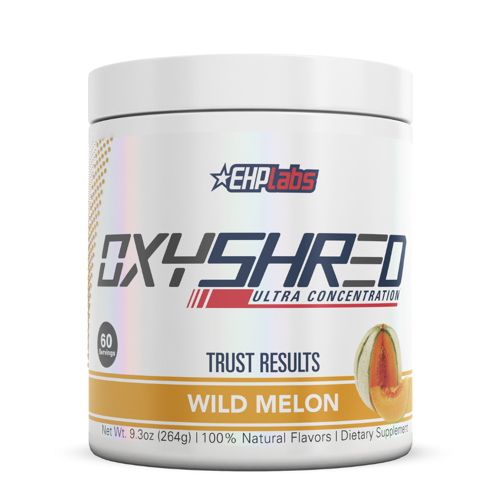 OxyShred Fat Burner bottle showcasing its vibrant packaging and design.