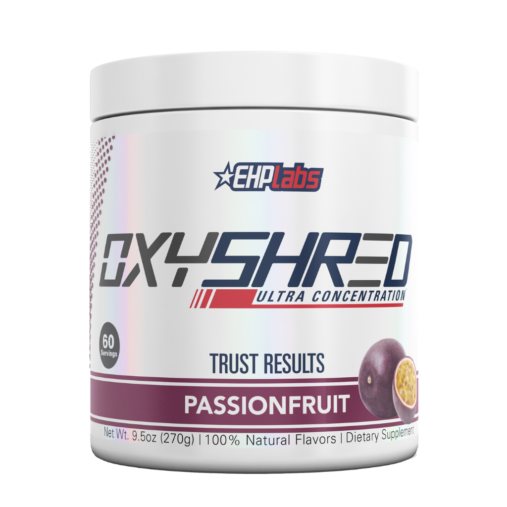 A gym enthusiast holding OxyShred, demonstrating its use as a daily energy boost.
