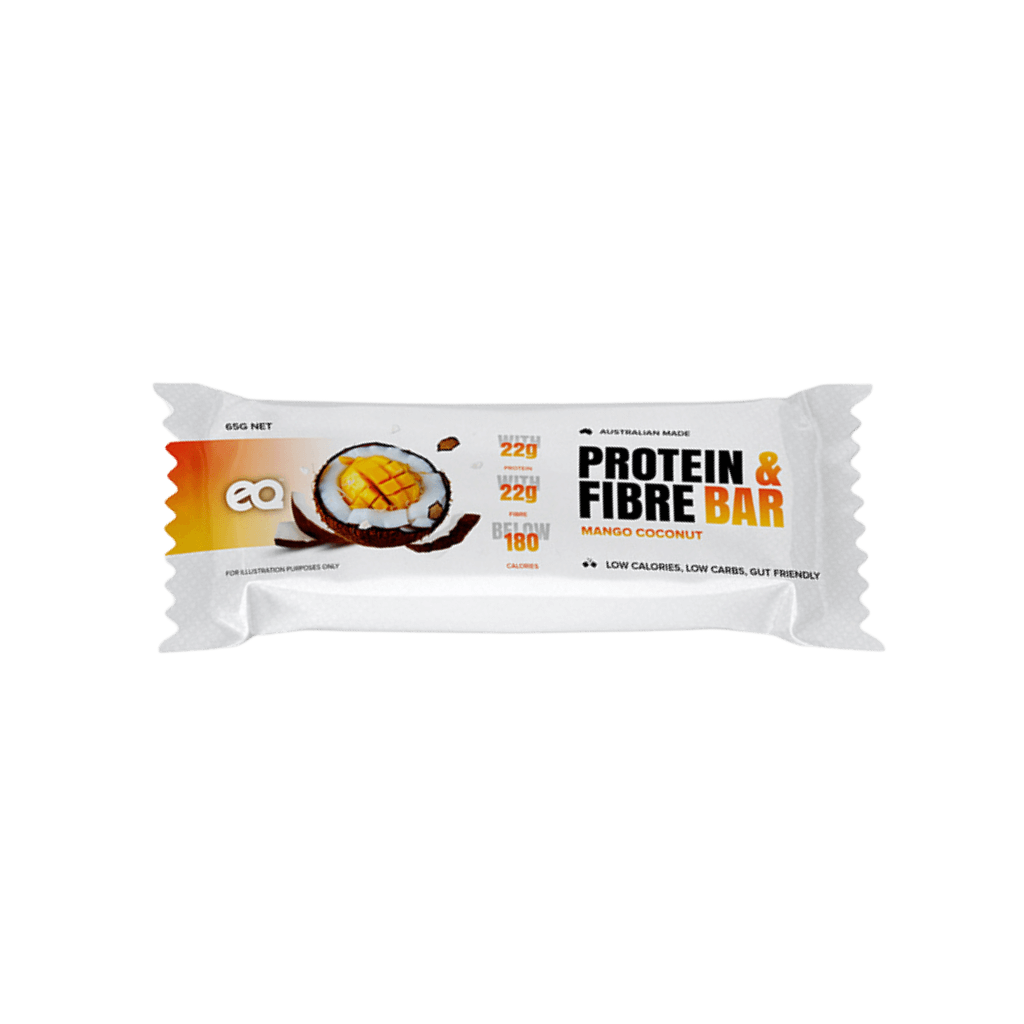 NutriBoost Protein & Fiber Bar being enjoyed during a hike as a quick energy boost.