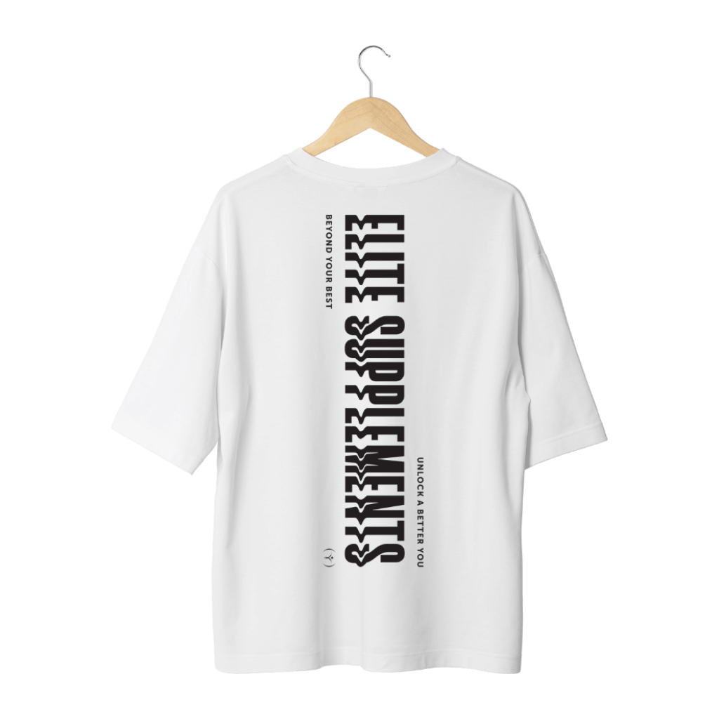 Front view of the Ultimate Comfort Oversized Tee 2.0 in navy blue.