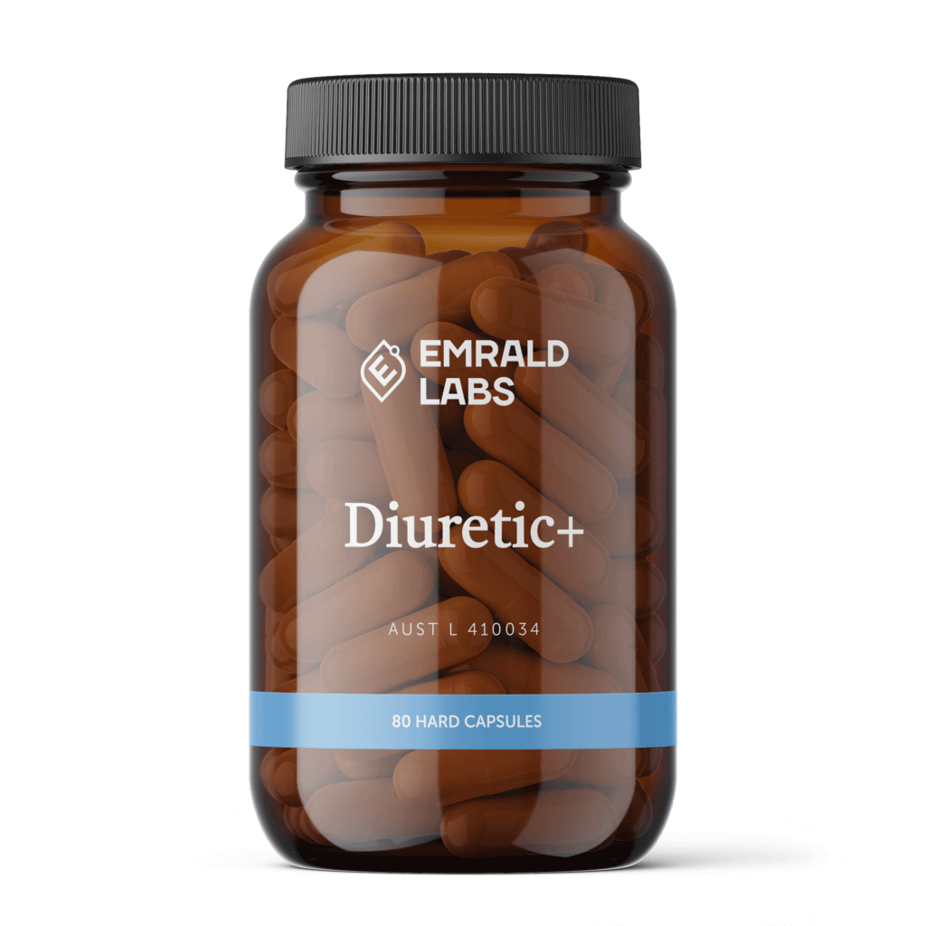 A close-up of the Urinary Wellness Booster supplement bottle showcasing its natural ingredients.