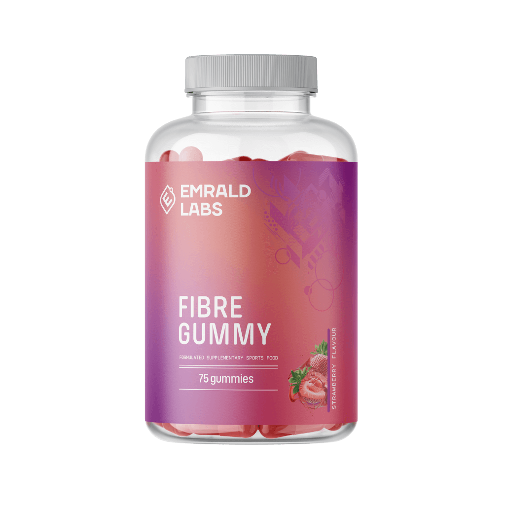 Delicious Digestive Fiber Chewables in a vibrant packaging, showcasing the tasty gummies.