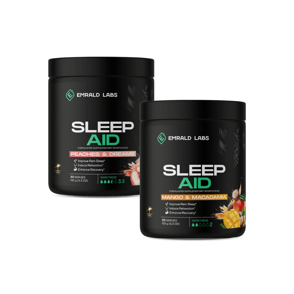 Emrald Labs Sleep Support Twin Pack showcasing the product packaging from the front.