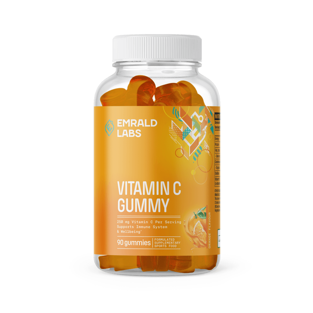 A close-up of our Immune Boosting Gummy Vitamins showcasing their vibrant colors and chewy texture.