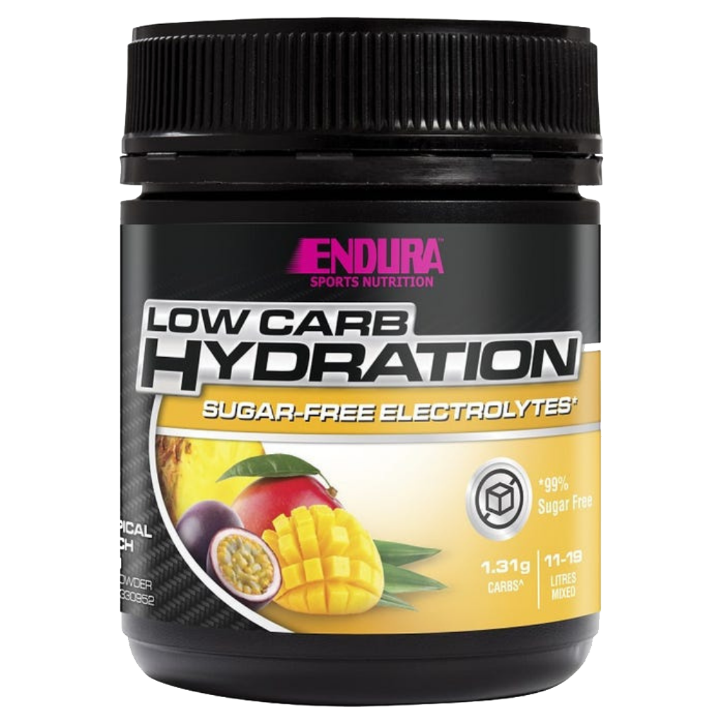 Close-up of HydraMag SportFuel tub showing magnesium supplement for muscle cramps label