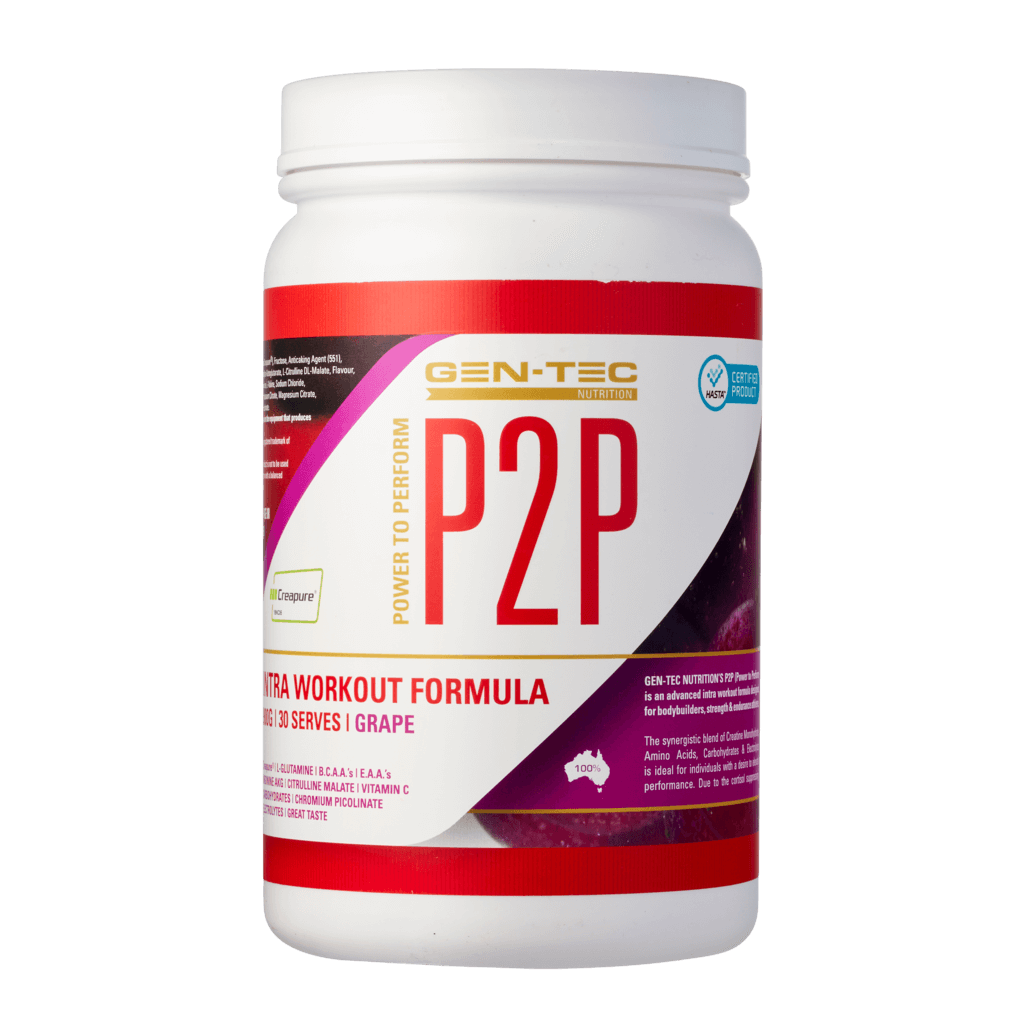 A scoop of PowerMax Performance Formula being mixed with water, illustrating its easy preparation.