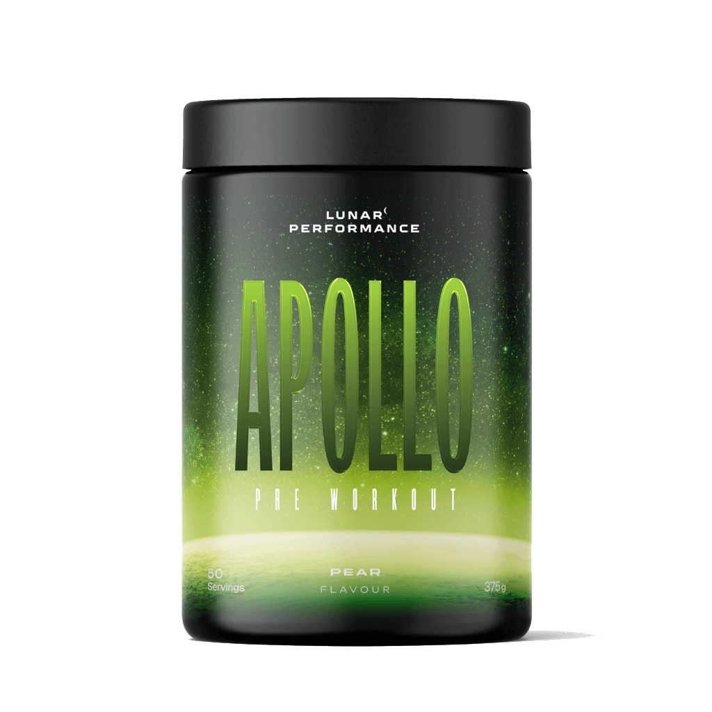 Athlete preparing to take Apollo pre workout online before intense training session