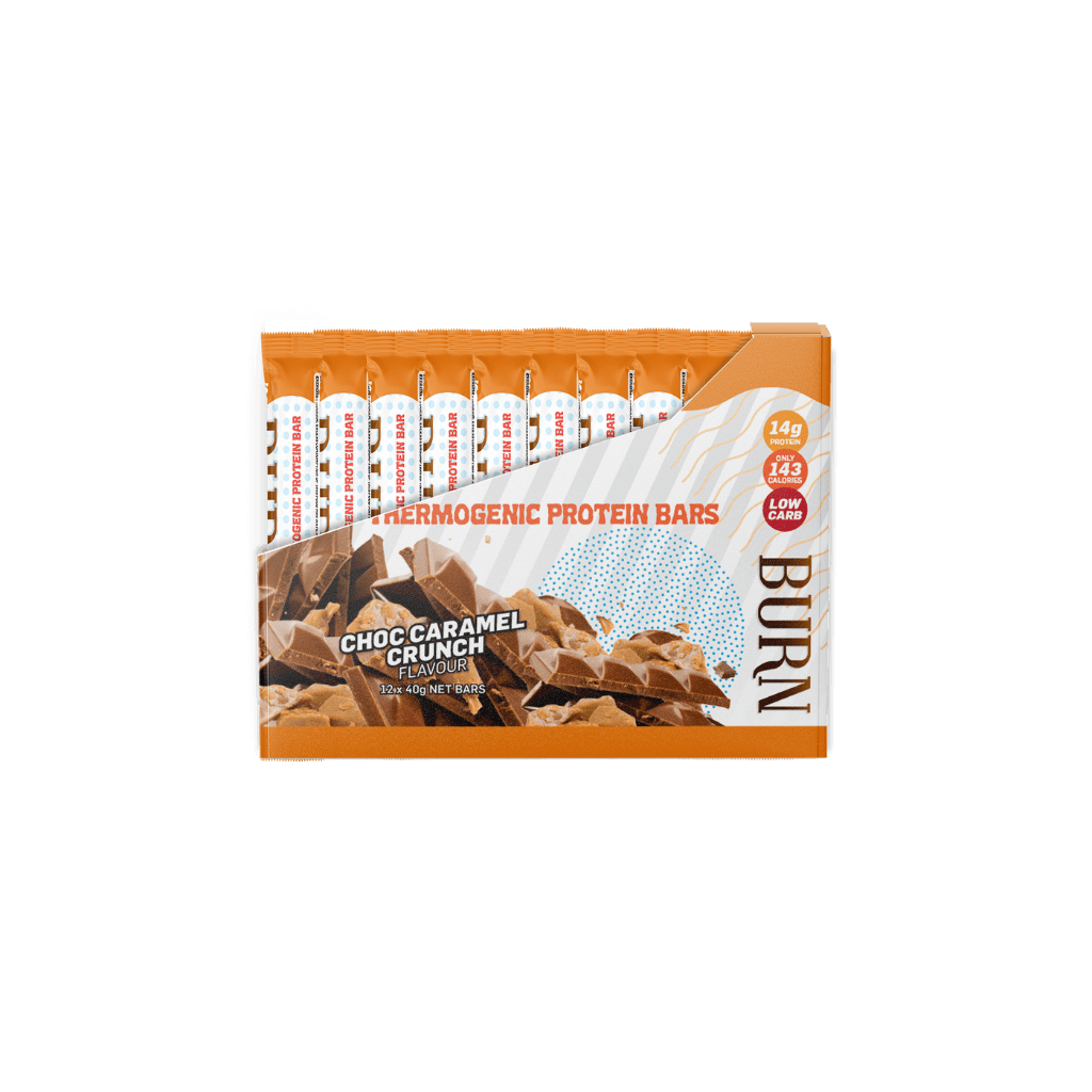 Person enjoying Maxines Burn Bars as a healthy snack after workout