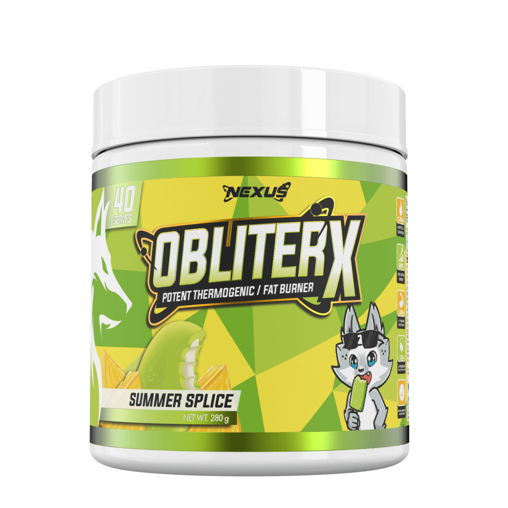 ObliterX fat burner supplement for women and men, front view