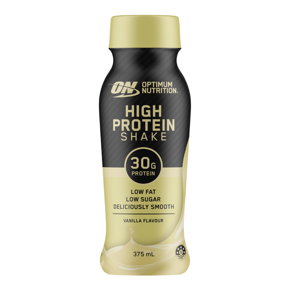 Protein Power Ready-to-Drink Shake in a stylish bottle, perfect for post-workout recovery.