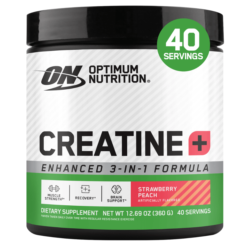 Athlete preparing a pre-workout with Creatine+ for energy boost