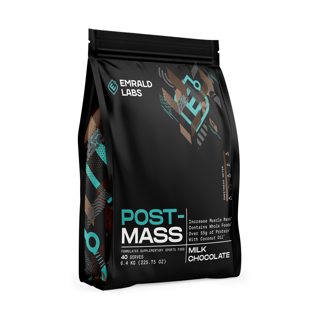Muscle Gain Elite protein powder in a shaker, showcasing its rich texture.