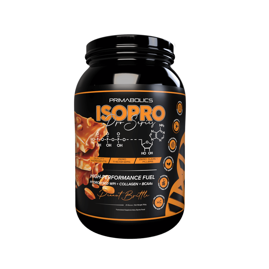 Athlete mixing isopro supplement in shaker bottle during workout