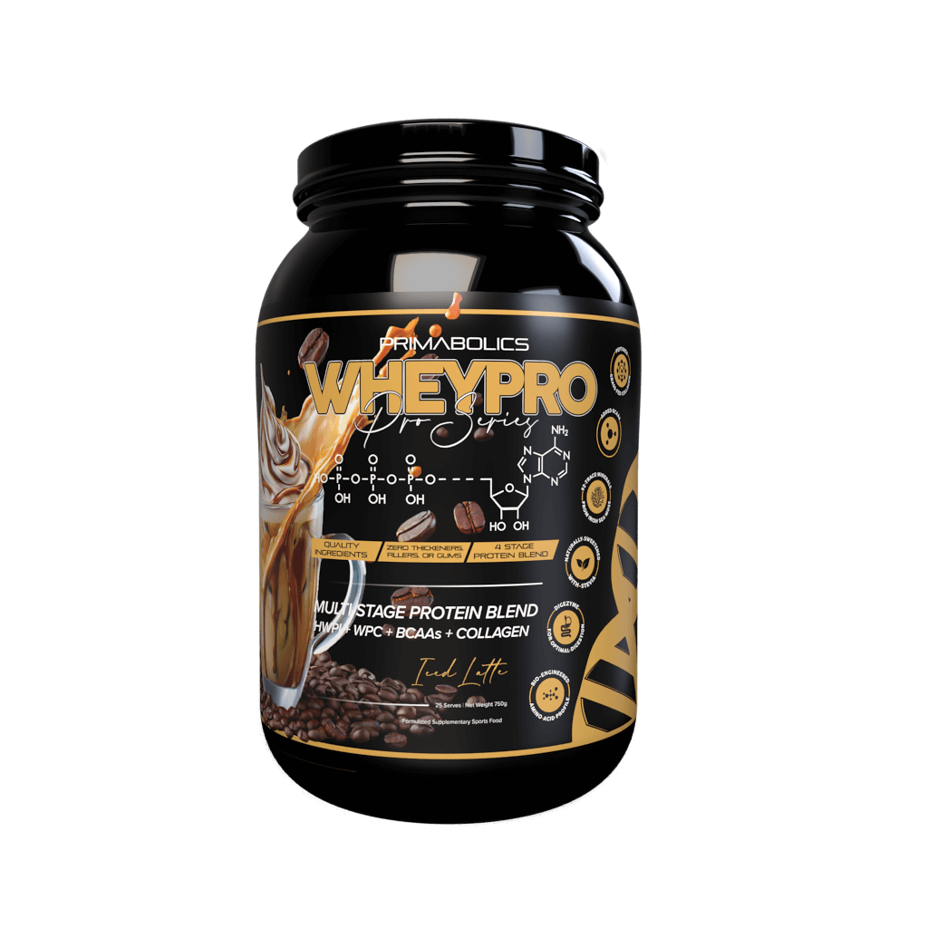 Athlete preparing a protein shake with WheyPro Elite for muscle recovery