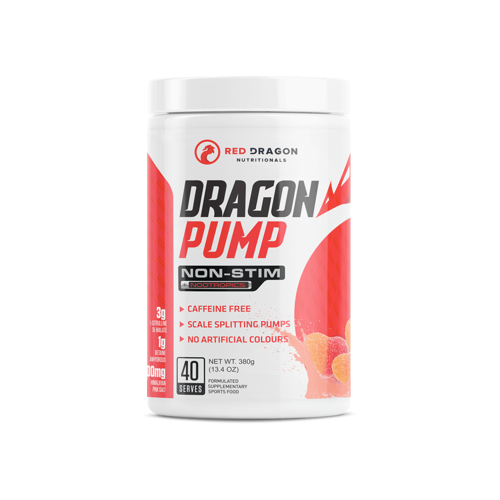 Caffeine-Free Muscle Pump Booster in a gym setting, showcasing its use before workouts.