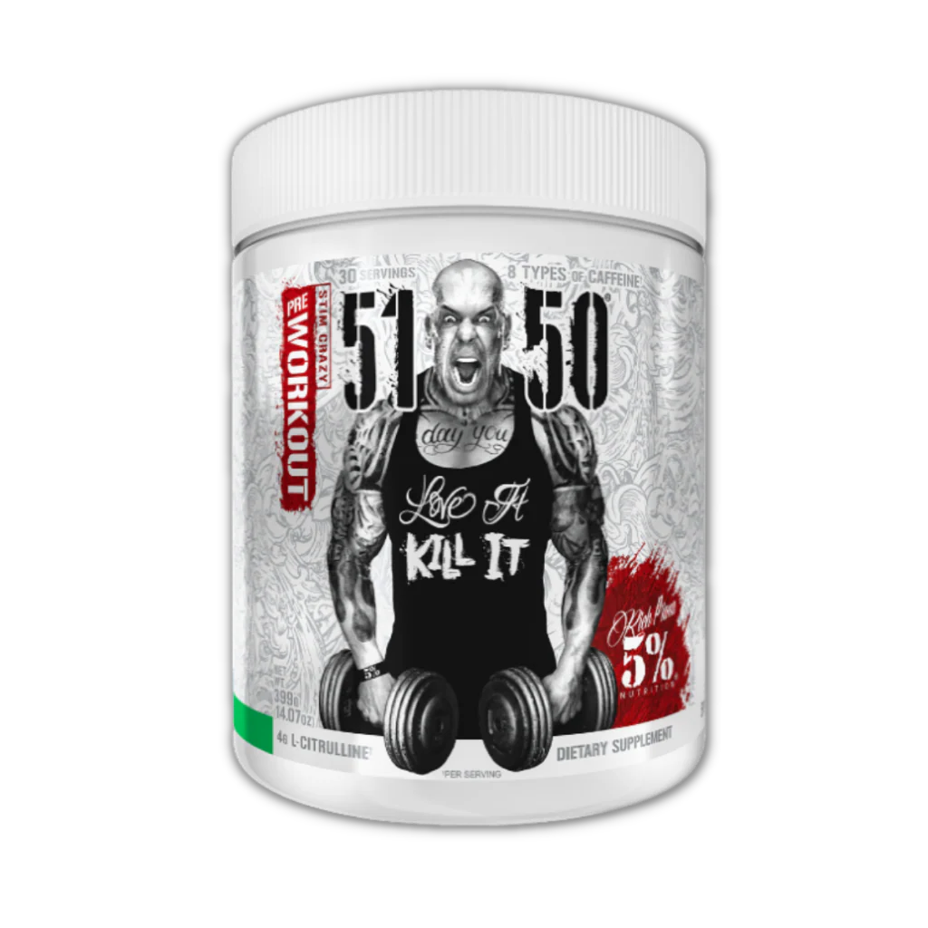 5150 Ultra Stimulant Booster in a shaker bottle, ready for pre-workout use.