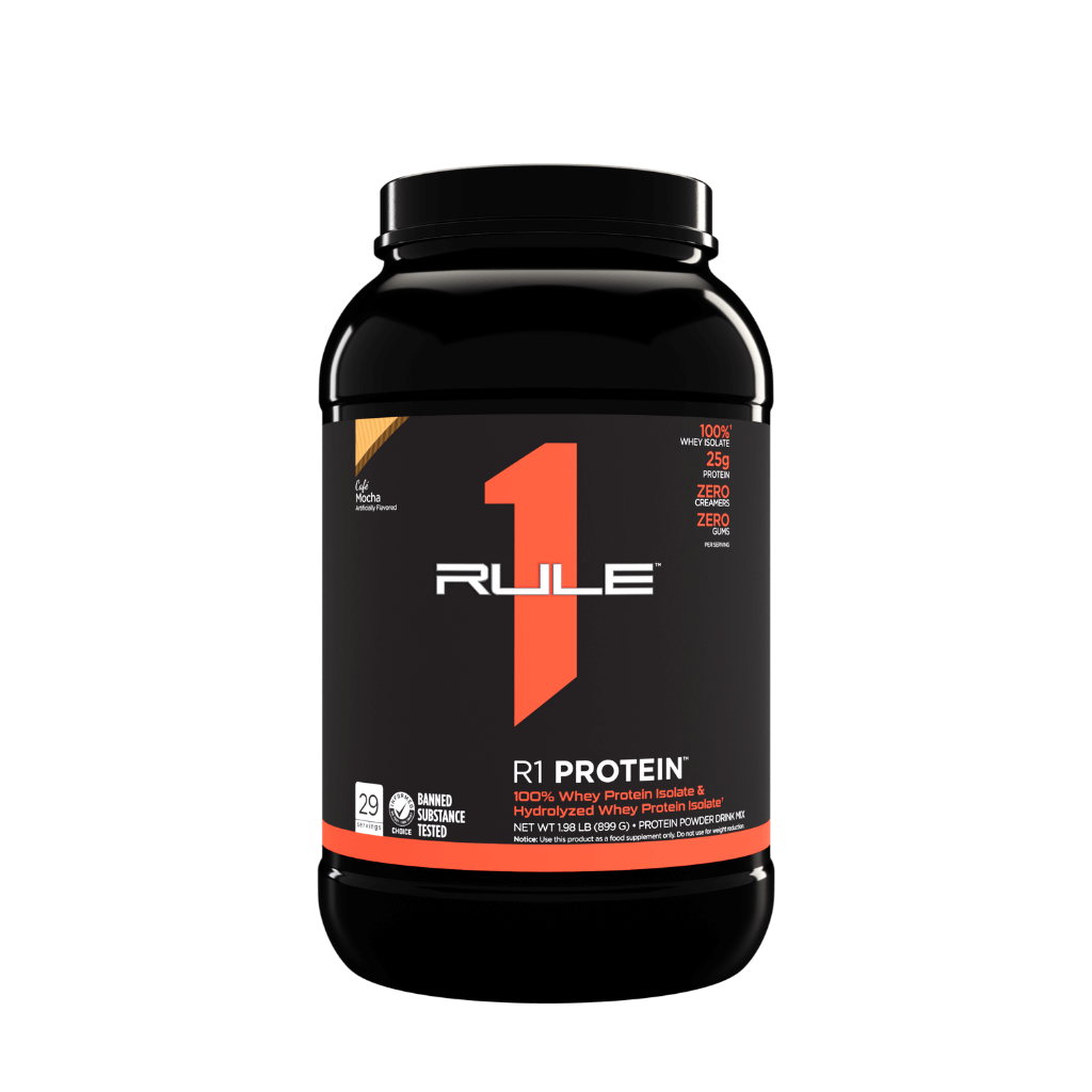 Rapid Recovery Protein Blend in a shaker bottle, perfect for post workout nutrition.