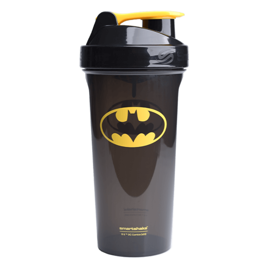 Close-up of HeroForce shaker bottle lid showing leakproof seal and flip cap.