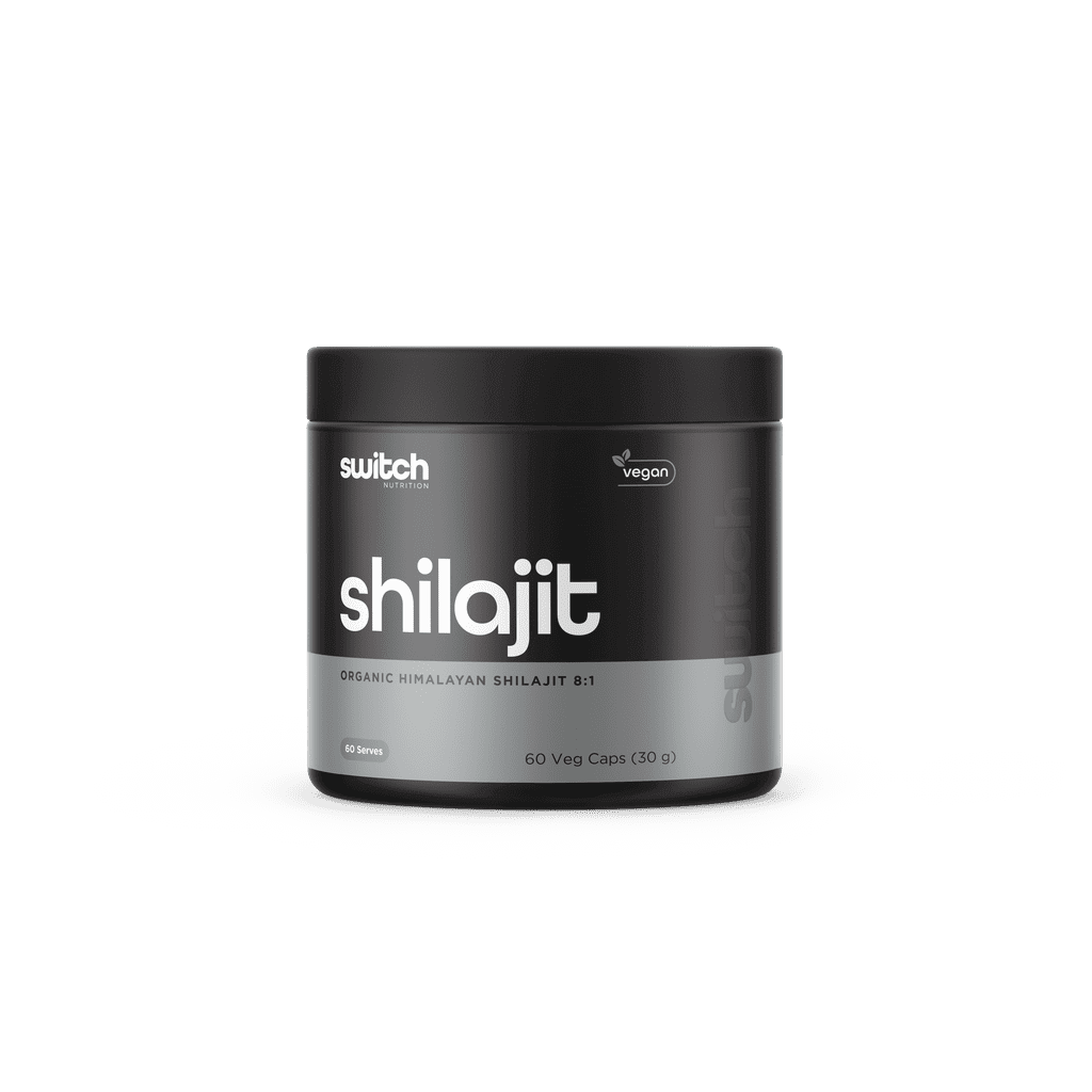 Shilajit Switch capsules with 84 minerals for natural energy boost