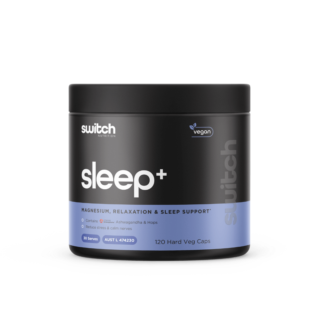 DreamEase Sleep Support Capsules bottle showcasing the natural ingredients.