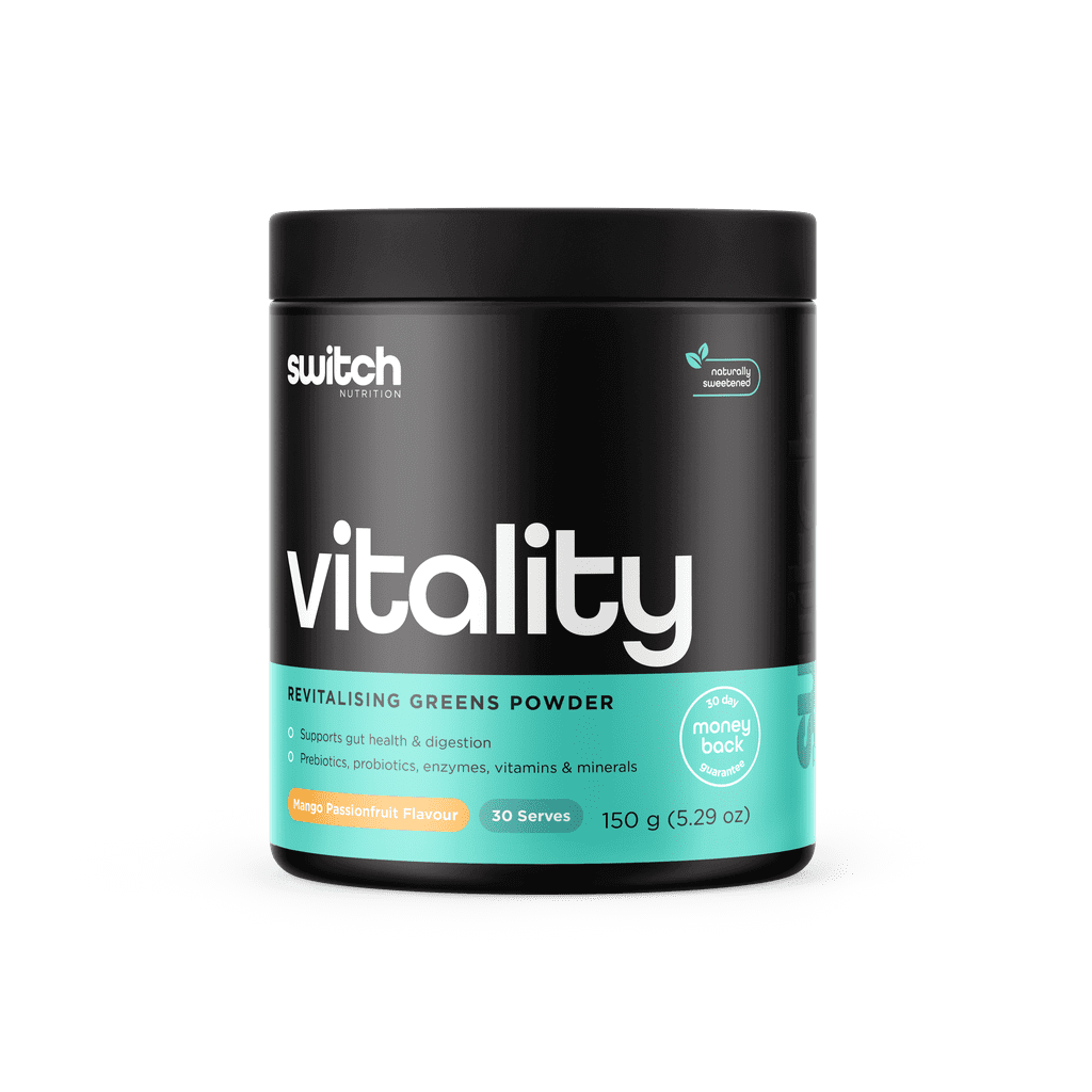 Healthy lifestyle with Vitality Switch wholefood vitamins for daily energy