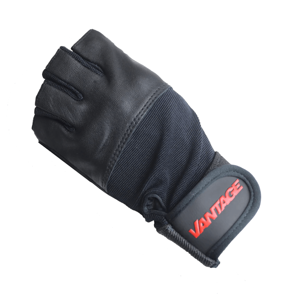 Close-up of Elite Performance Weightlifting Gloves showcasing grip and padding.