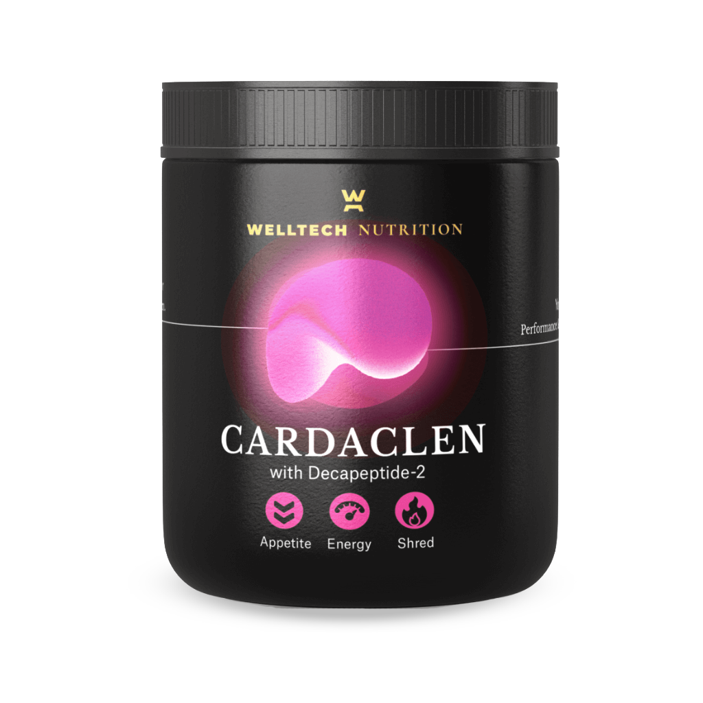 Cardaclen Vitality Boost supplement bottle showcasing its vibrant packaging, ideal for weight loss and heart health.