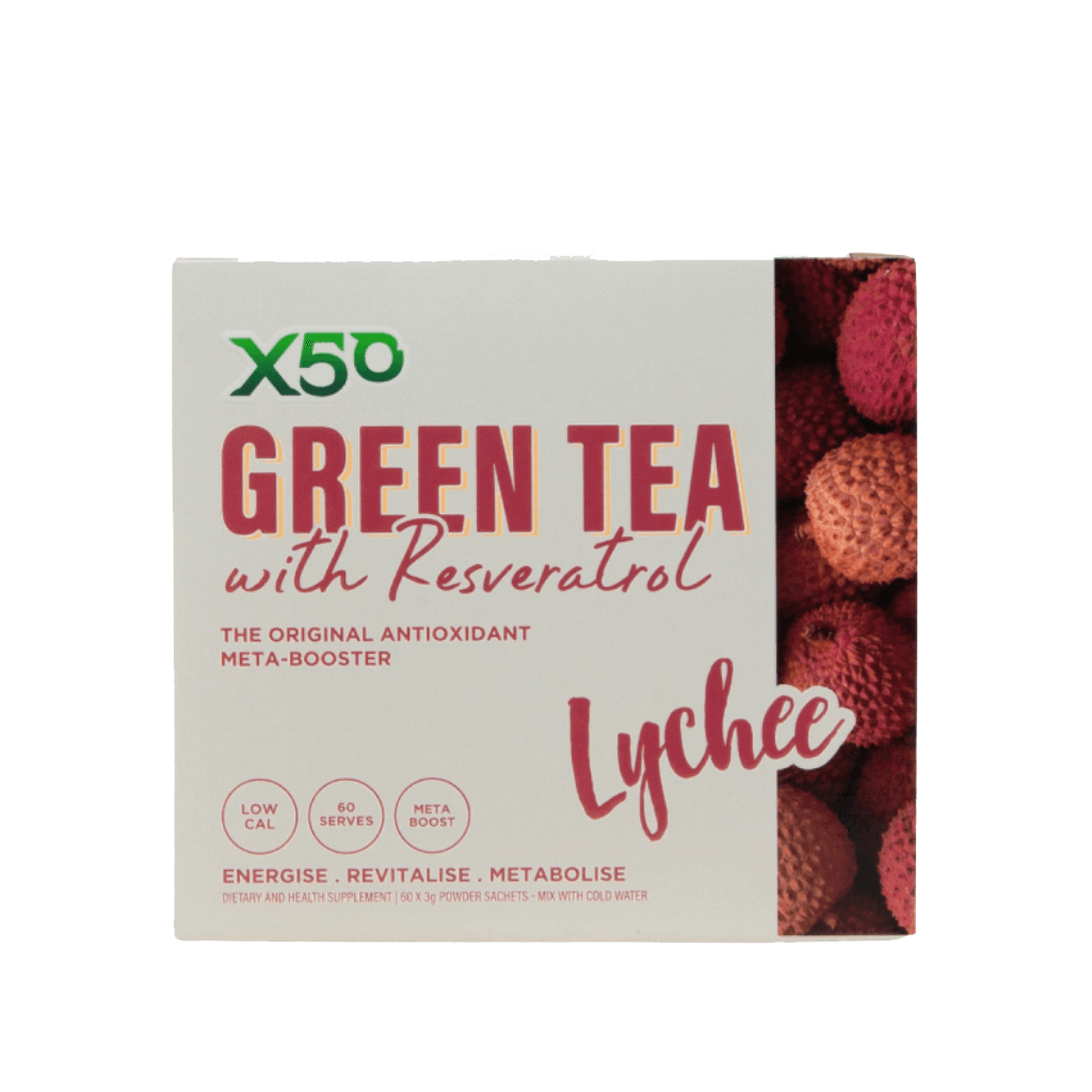 Lifestyle shot of a person enjoying Revitalizing Green Tea Energy Boost during a workout, emphasizing energy and vitality.