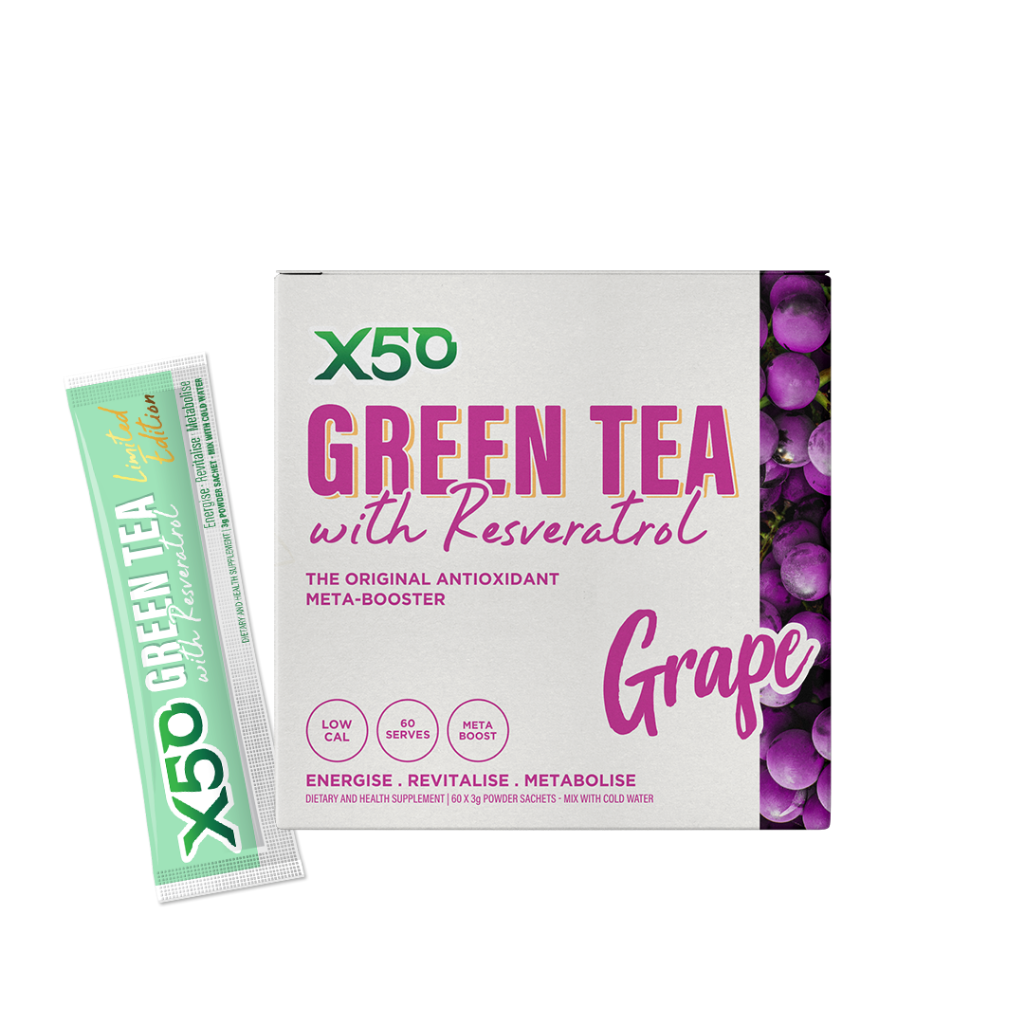 Revitalizing Green Tea Energy Boost in a glass, showcasing its vibrant color and refreshing nature.